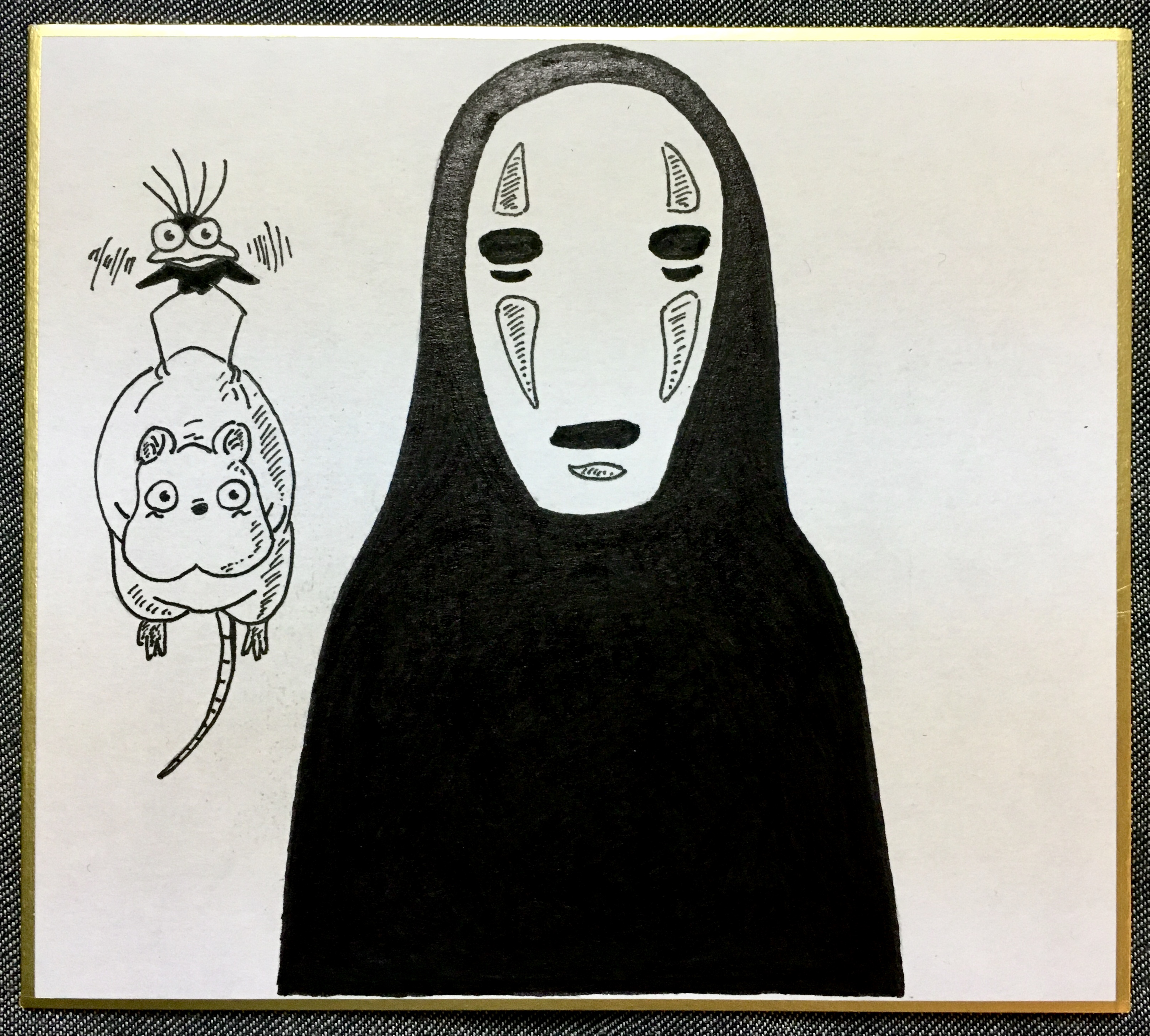 Traditional Artwork - Ghibli Studio Ink 8